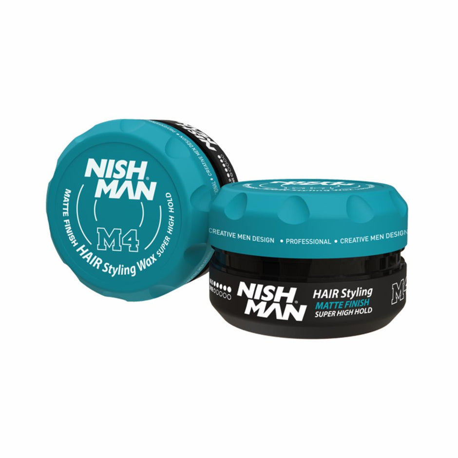 NISHMAN M4 Matte Hair Styling Wax Finish Super High Hold 100 ml