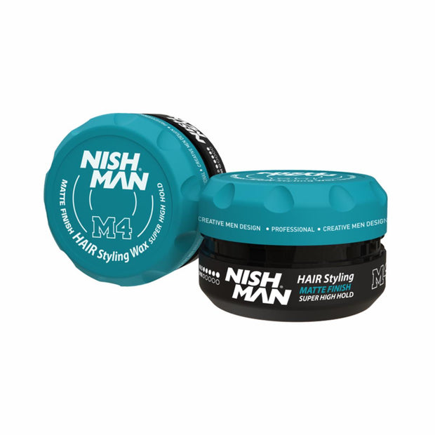 NISHMAN M4 Matte Hair Styling Wax Finish Super High Hold 100 ml