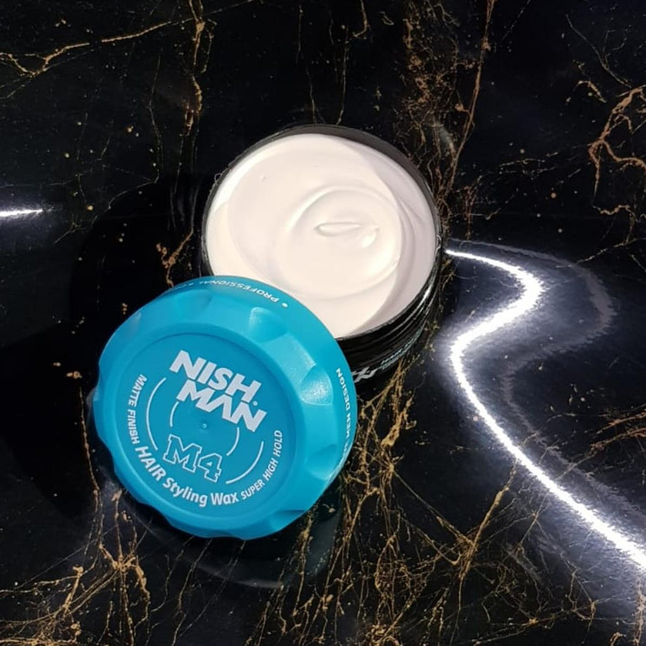 NISHMAN M4 Matte Hair Styling Wax Finish Super High Hold 100 ml
