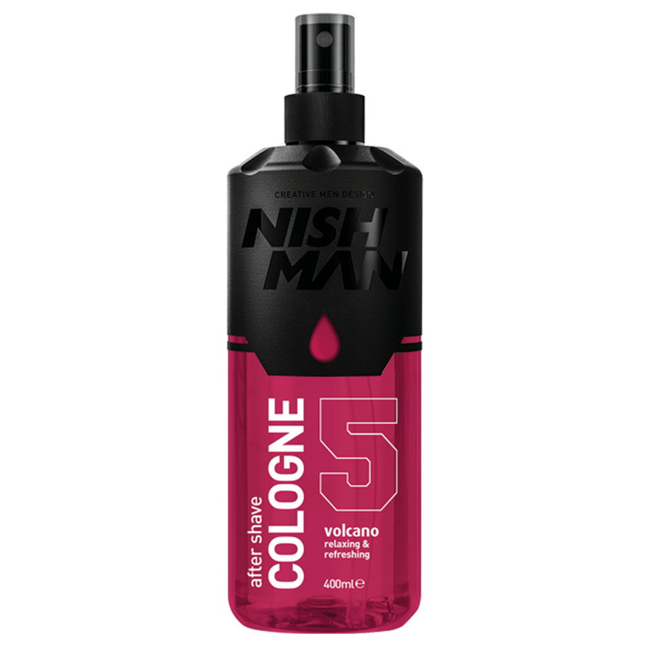 NISHMAN 05 After Shave Cologne  70° Alkohol desinfizierend - Volcano 400 ml XL