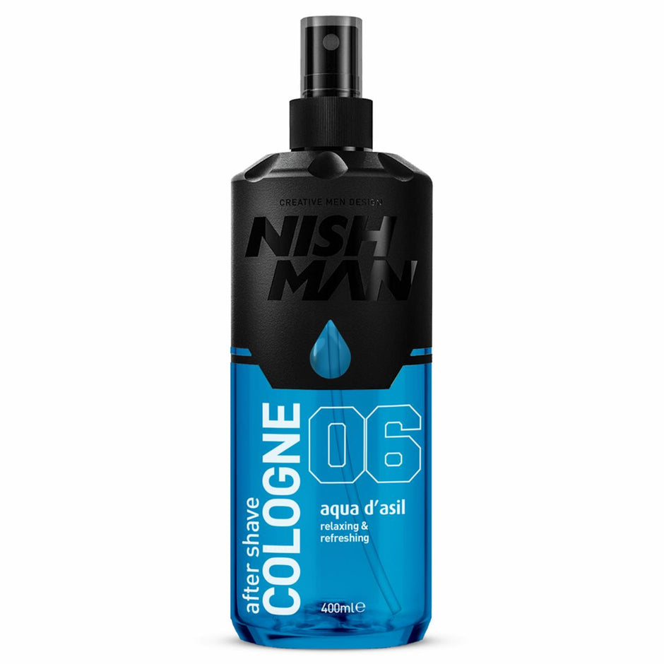 NISHMAN 06 After Shave Cologne 70° Alkohol - Aqua d' Asil 400 ml XL