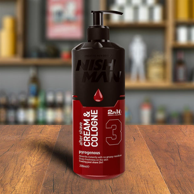 NISHMAN 03 After Shave Cream & Cologne - Pyrogenous 200 ml