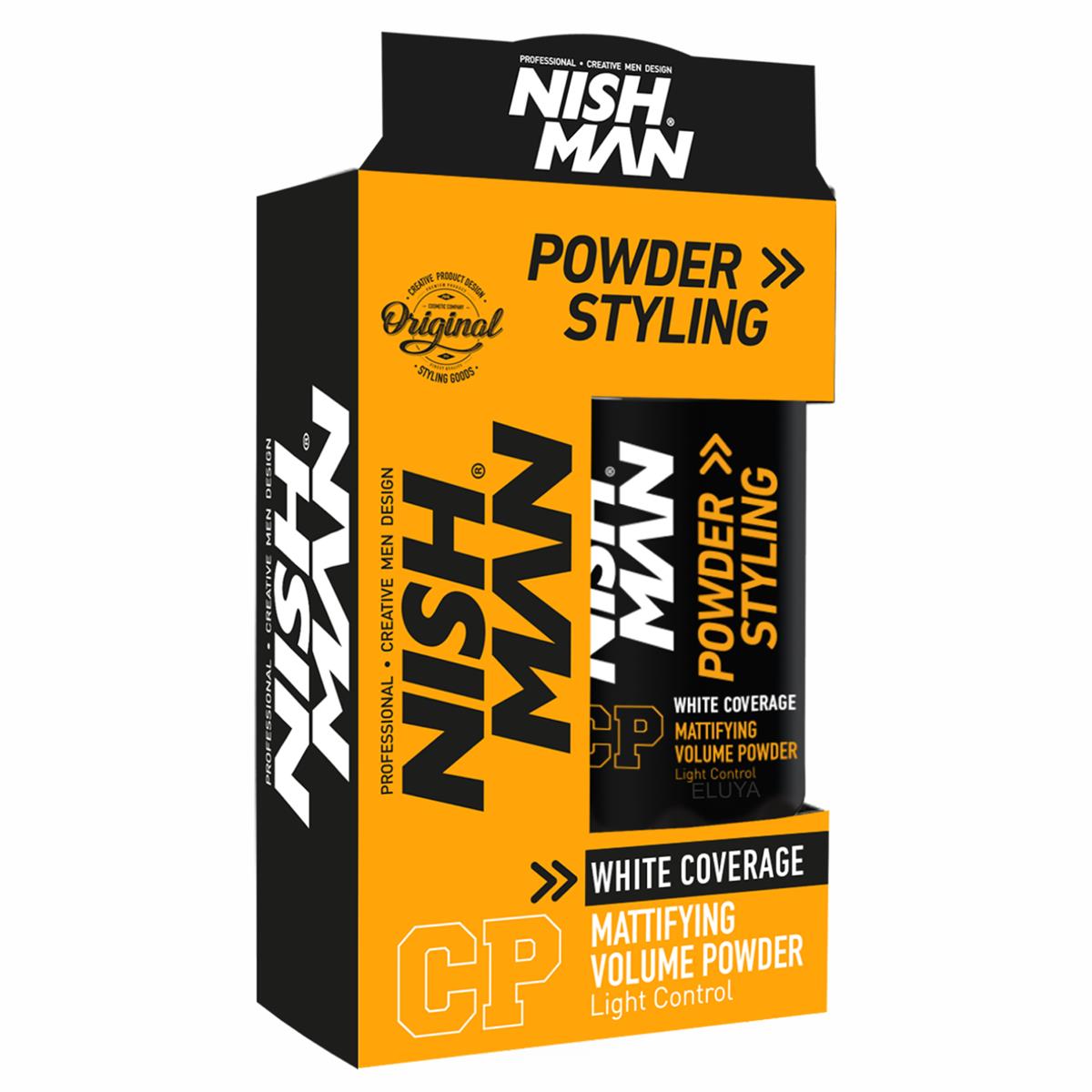 NISHMAN CP Volume Powder Mattifying Styling schwarz färbend 20 g