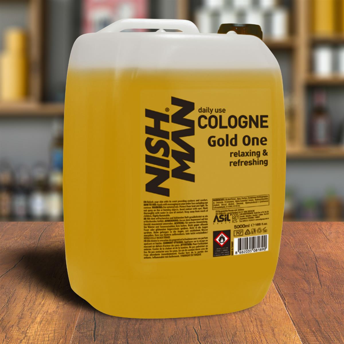 NISHMAN After Shave Cologne Gold One 5000 ml