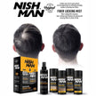 NISHMAN Hair Building Premium Keratin Fiber Schütthaar Set 2 in1 dark brown