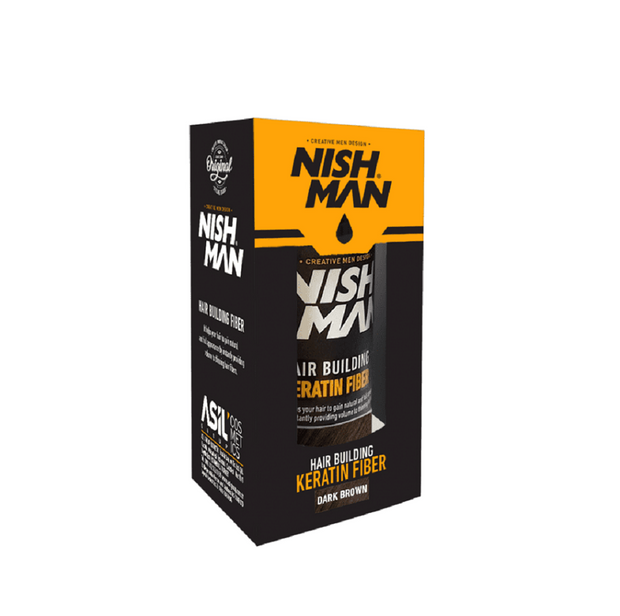 NISHMAN Hair Building Premium Keratin Fiber Schütthaar 21g dark brown