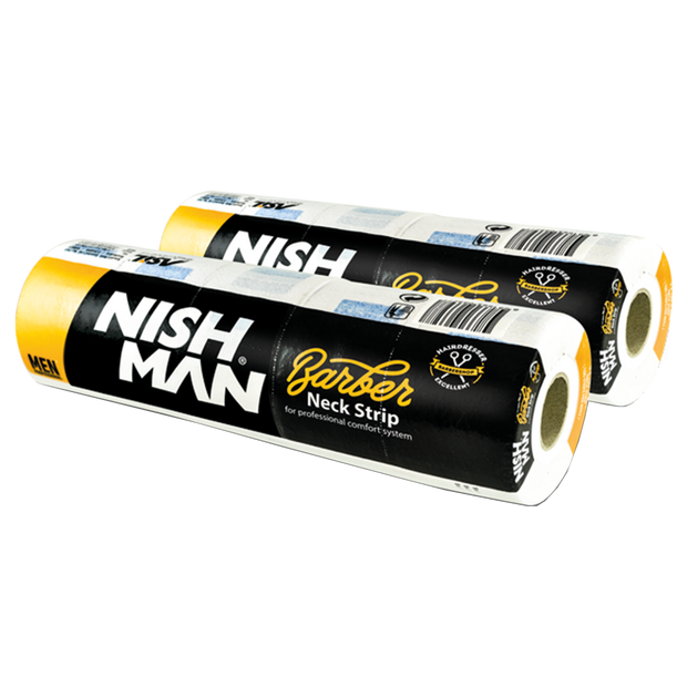 NISHMAN Professional Halsschutzkrause Barber Neck Paper 1 Stange 5 x 100 Stk.