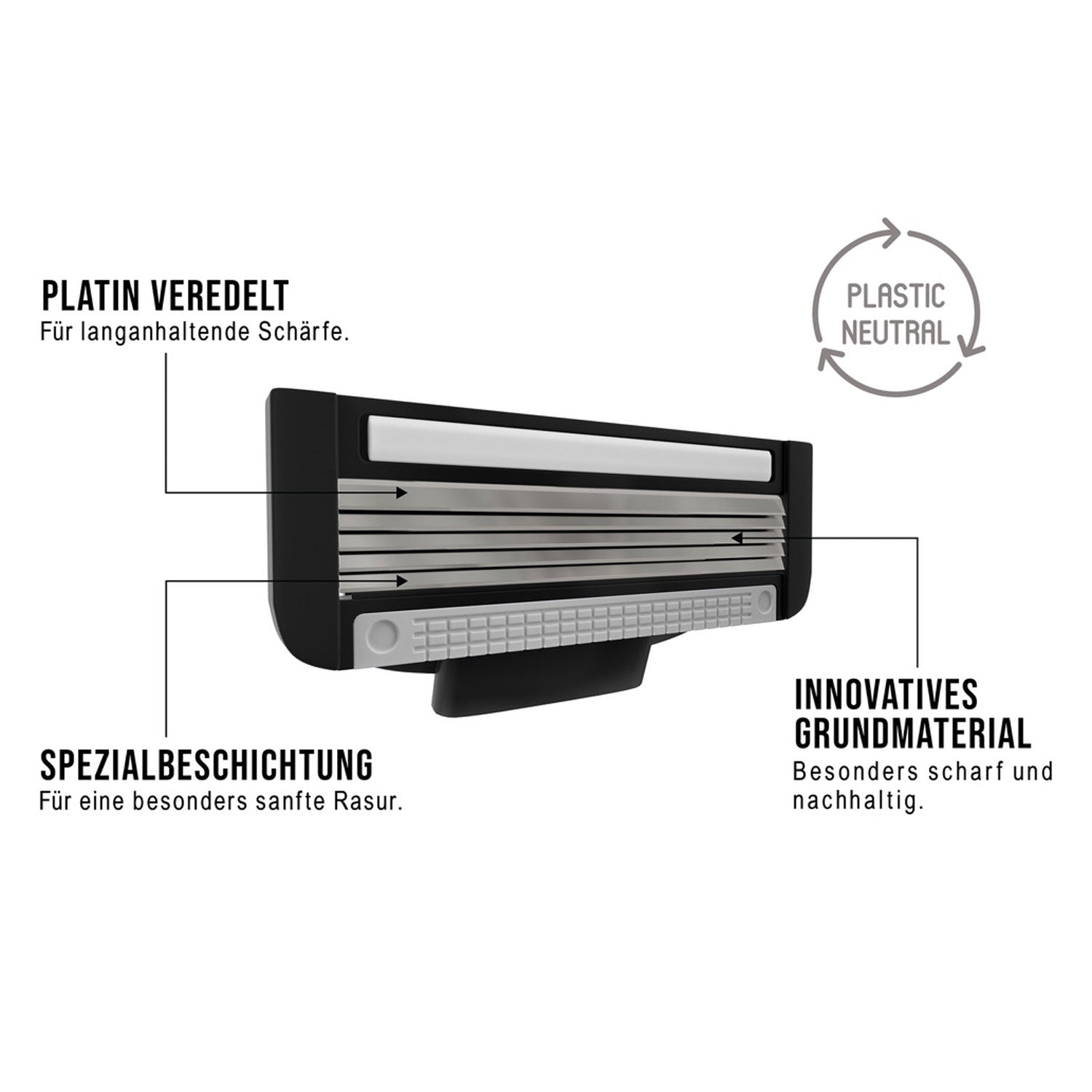 My-Blades Rasierklingen für Gillette Mach3, 16 Ersatzklingen
