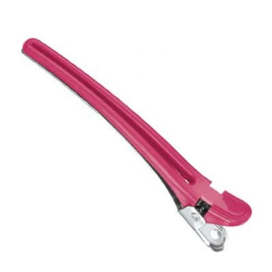 Comair Haarclips Plastik/Aluminium 10St  pink 95mm