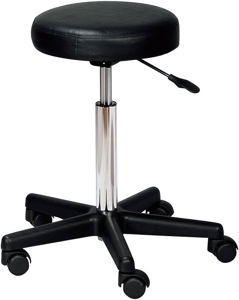 Profi Rollhocker Smart Black schwarz Xanitalia