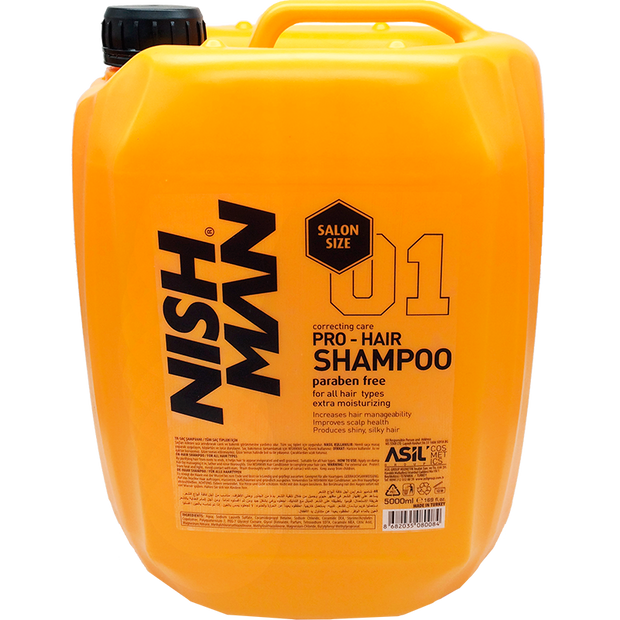 NISHMAN Pro-Hair Shampoo Paraben Free 5000 ml