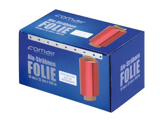 Comair Alufolie 14µ rot 12cmx150m Rolle