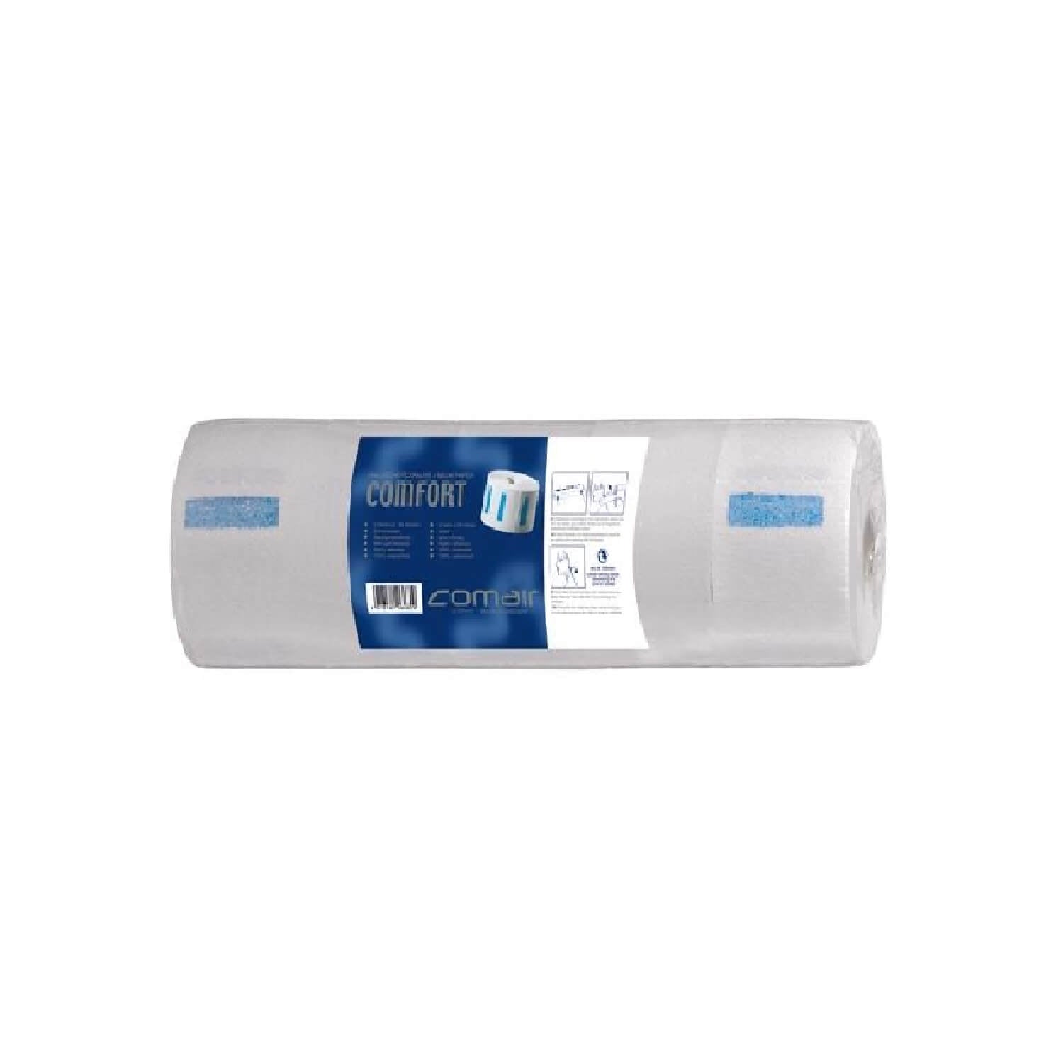 Comair Halskrause Comfort weiss 5 Rollen a 100 Streifen nassfest