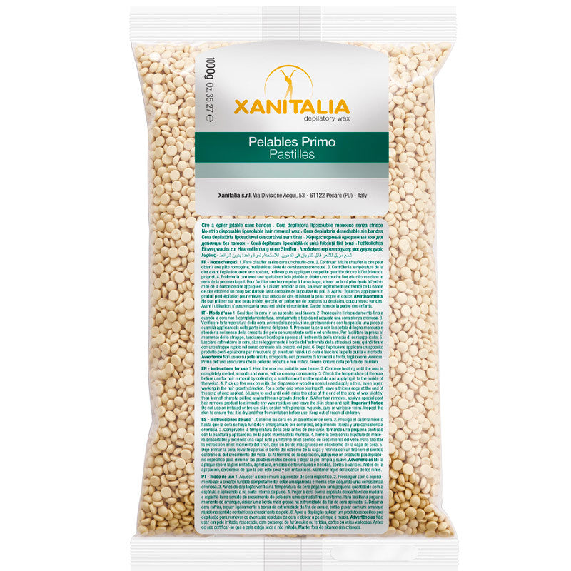 Xanitalia Perlen Wax Brasilien System Vanille1000g