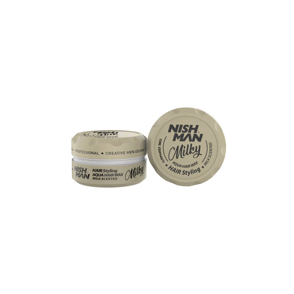 NISHMAN Milky Hair Styling Aqua Wax 150 ml XL
