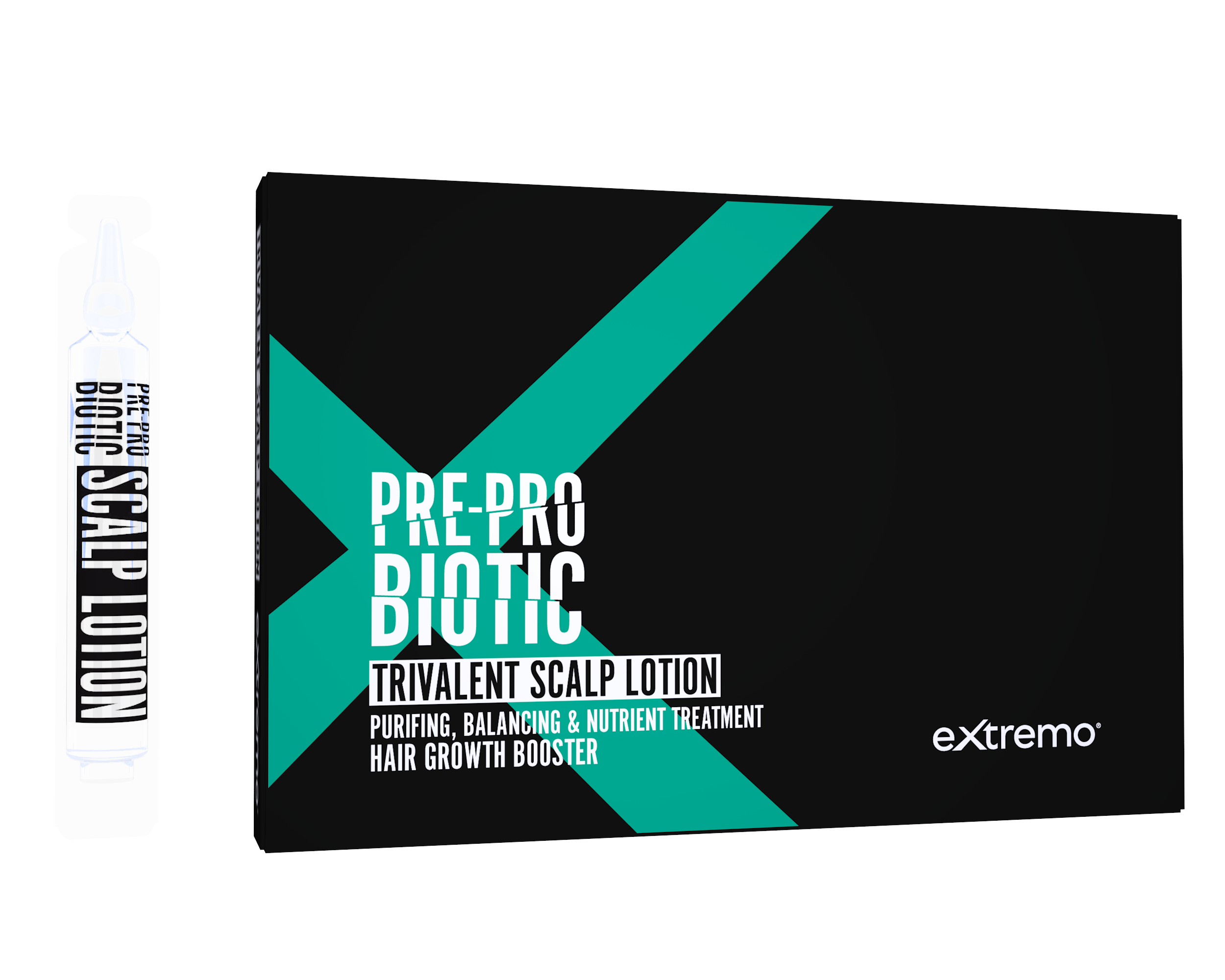 Extremo PRE-PRO BIOTIC Lotion Trivalent – Kopfhautlotion / Trivalent Scalp Lotion – 10 x 10 ml