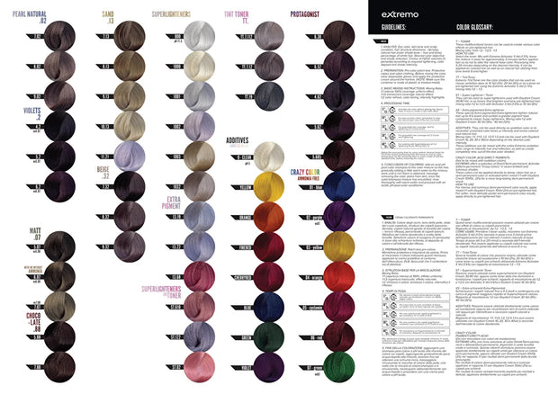 Extremo DIGITALE Farbkarte, Color Chart digital