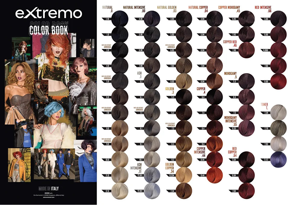 Extremo DIGITALE Farbkarte, Color Chart digital