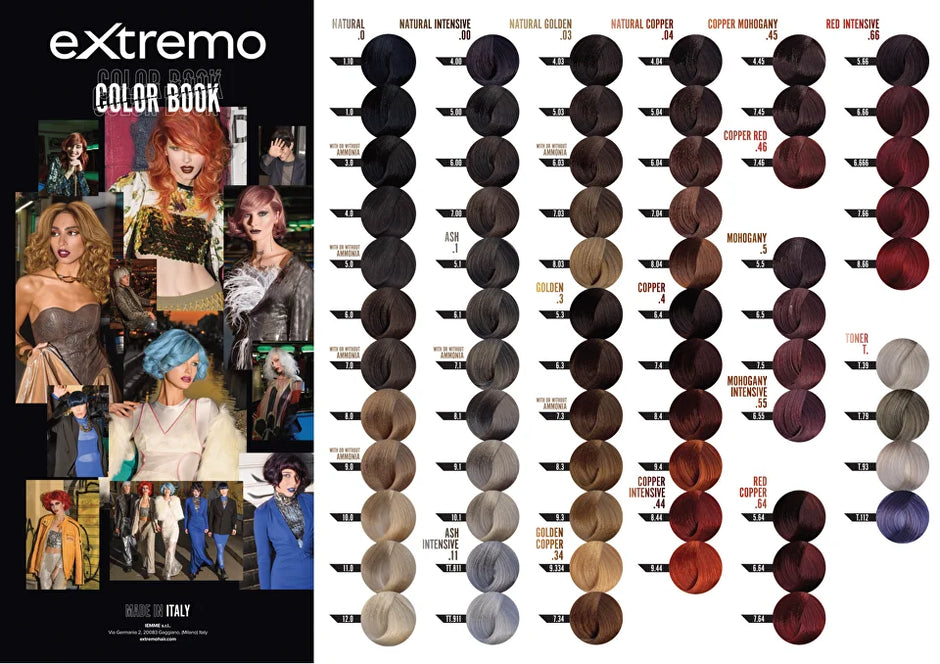 Extremo DIGITALE Farbkarte, Color Chart digital