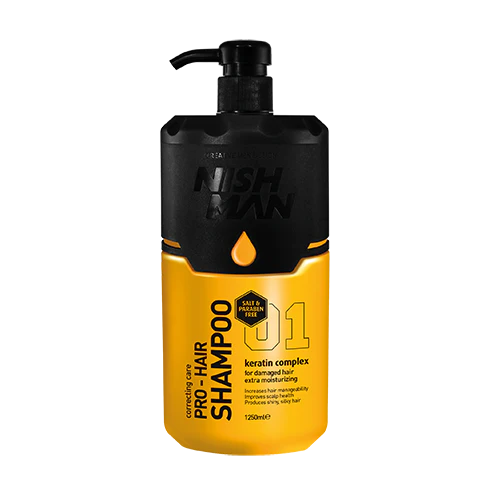 NISHMAN 01 Pro-Hair Shampoo Keratin Complex 1250 ml
