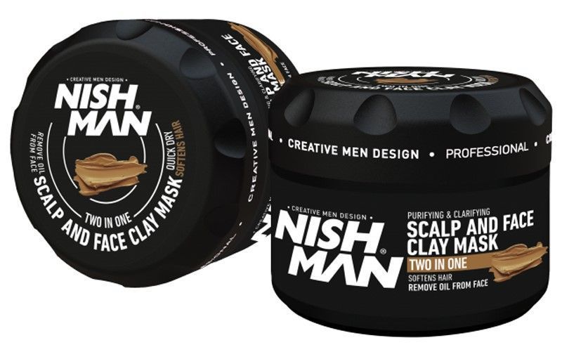 NISHMAN Clay Mask Sculp&Face Deep Cleansing 450g