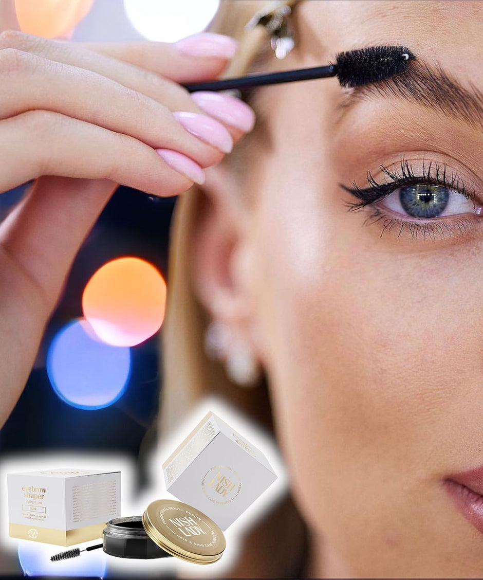 NISHLADY Augenbrauenformer Brow Gel Schwarz 50ml