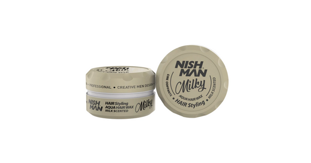 NISHMAN Milky Hair Styling Aqua Wax 150 ml XL