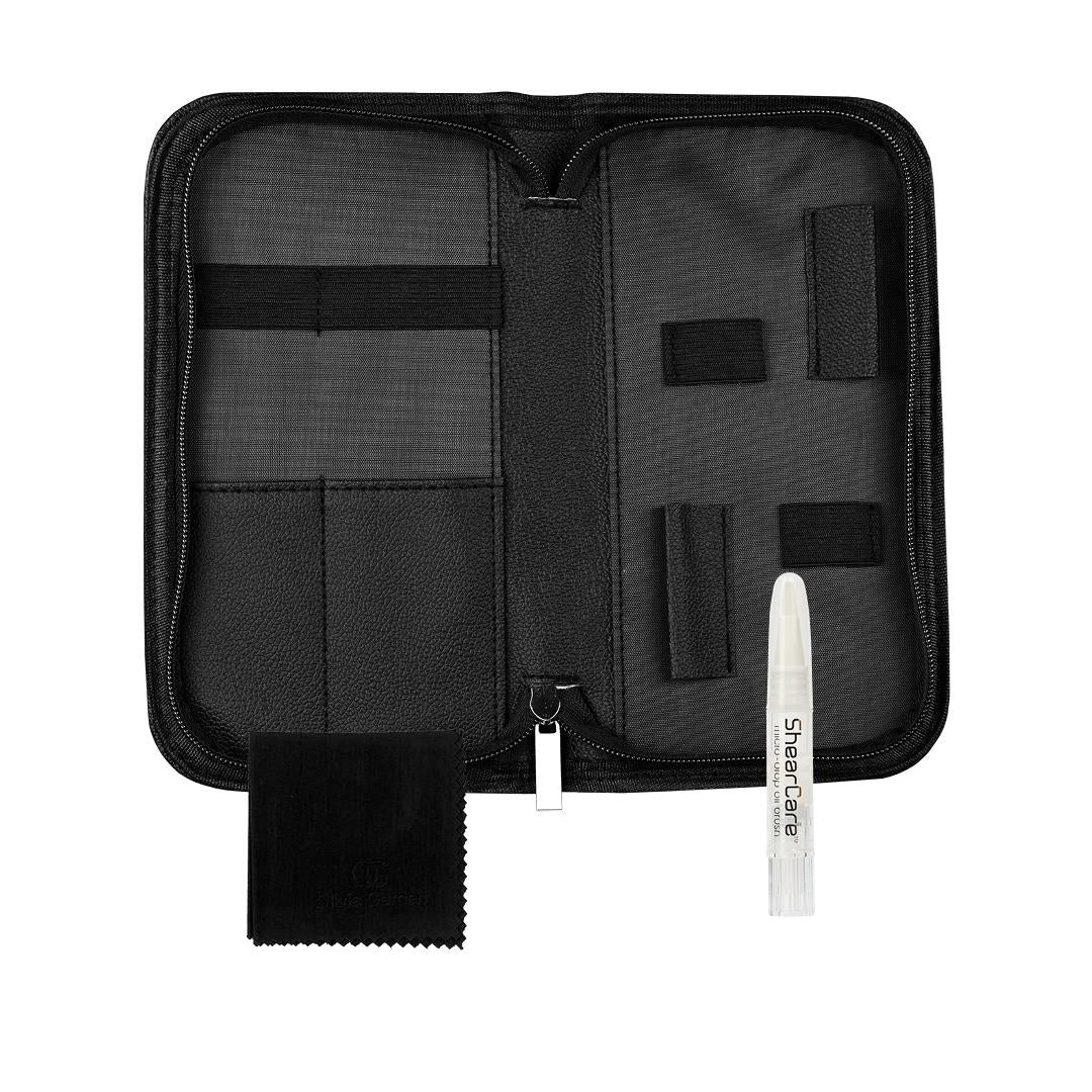 Olivia Garden 2er Set OG Xtreme Matt Black Haarschere 5,75 Zoll + Effi 6,35 Zoll