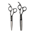 Olivia Garden 2er Set OG Xtreme Matt Black Haarschere 5,75 Zoll + Effi 6,35 Zoll