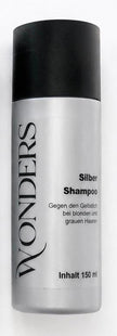 WONDERS Silber Shampoo 150 ml – Anti Yellow Shampoo gegen Gelbstich für blondes, graues und silbernes Haar